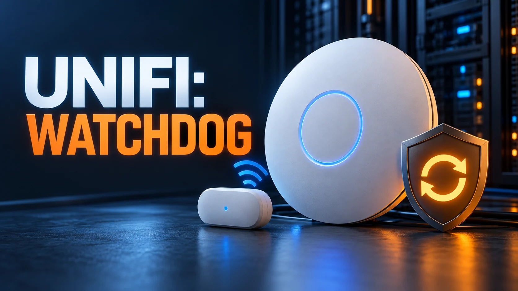 UniFi AP: диагностика зависаний и watchdog с защитой от лишних перезагрузок — техническая иллюстрация