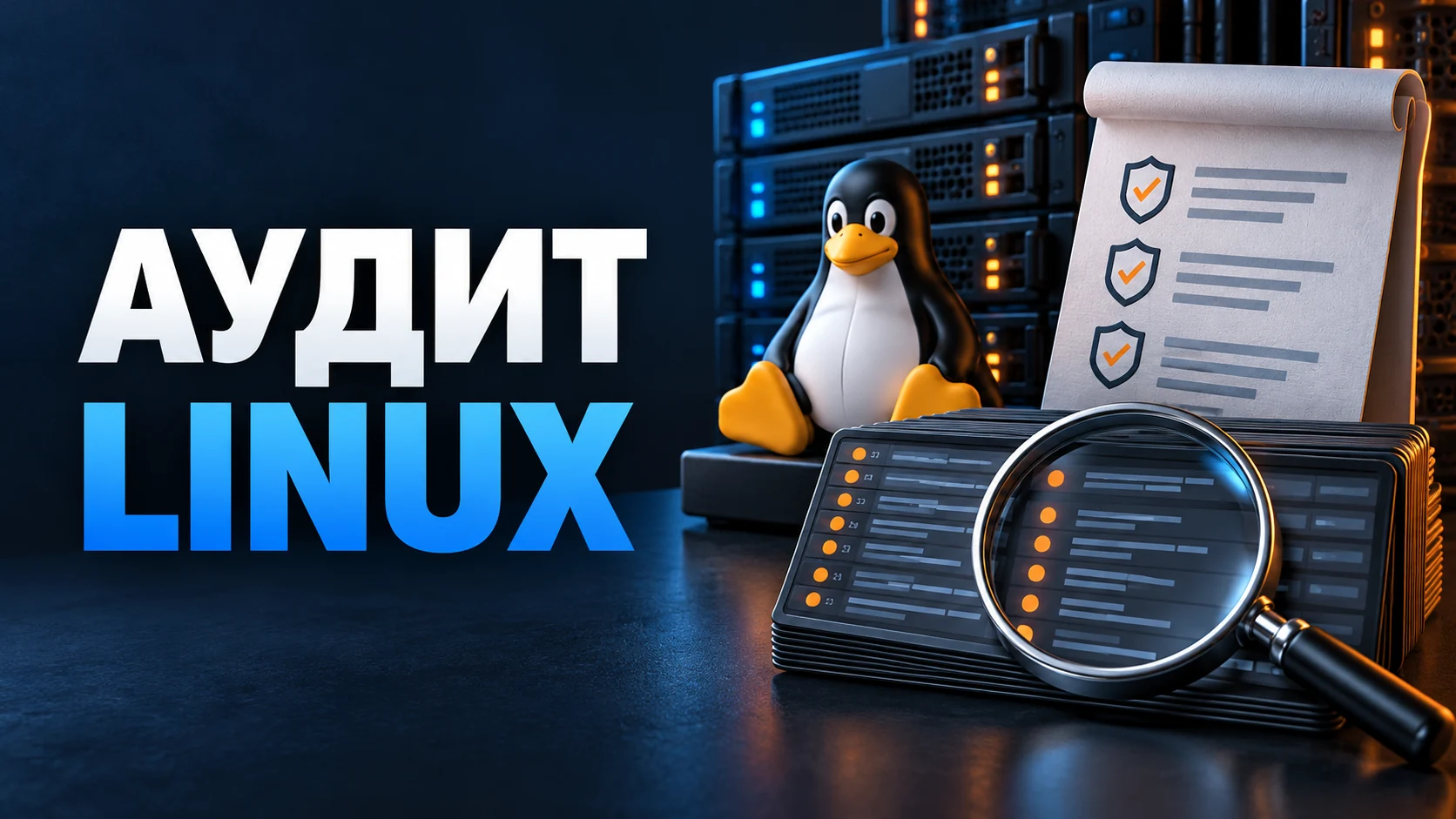 Аудит Linux с auditd: правила, поиск событий и контроль потерь — техническая иллюстрация