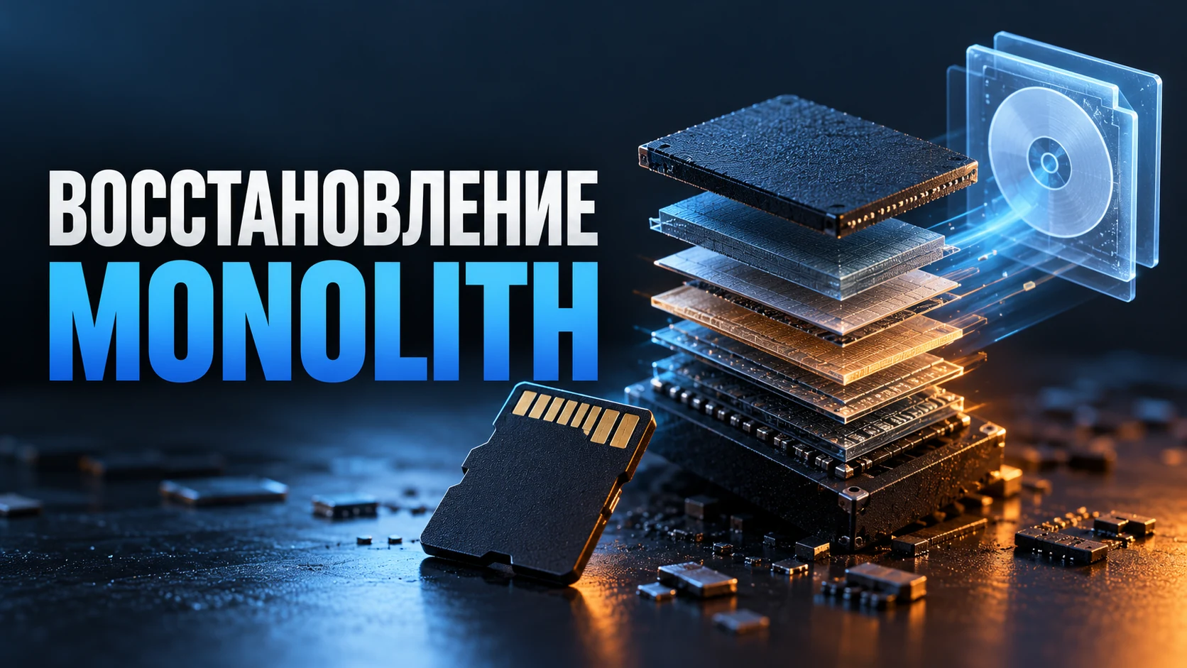 Восстановление данных с флеш-карт Monolith: образ, ddrescue и диагностика — техническая иллюстрация