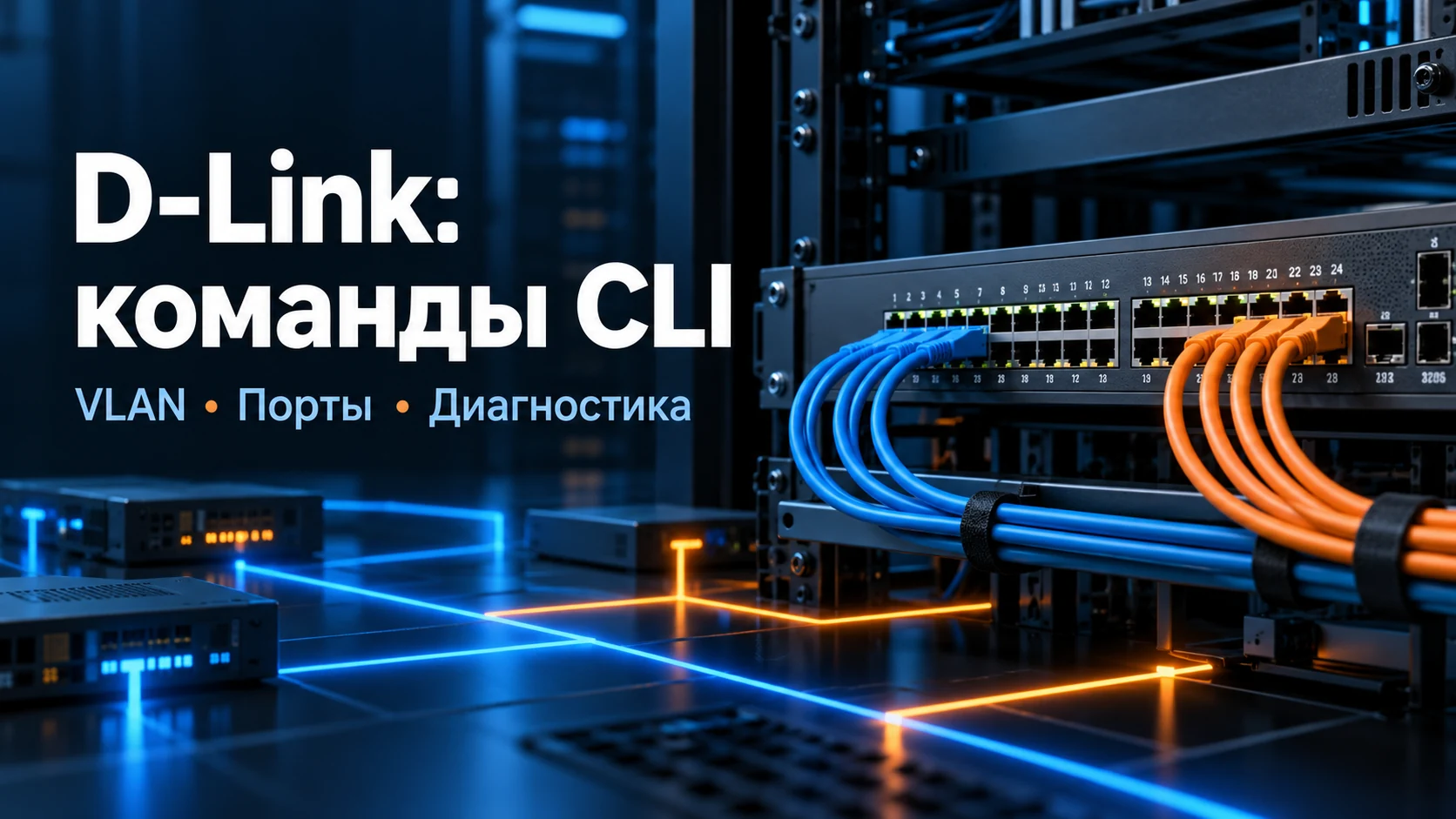Иллюстрация к инструкции: Команды D-Link через консоль: порты, VLAN, MAC-таблица и диагностика Иллюстрация к инструкции: Команды D-Link через консоль: порты, VLAN, MAC-таблица и диагностика