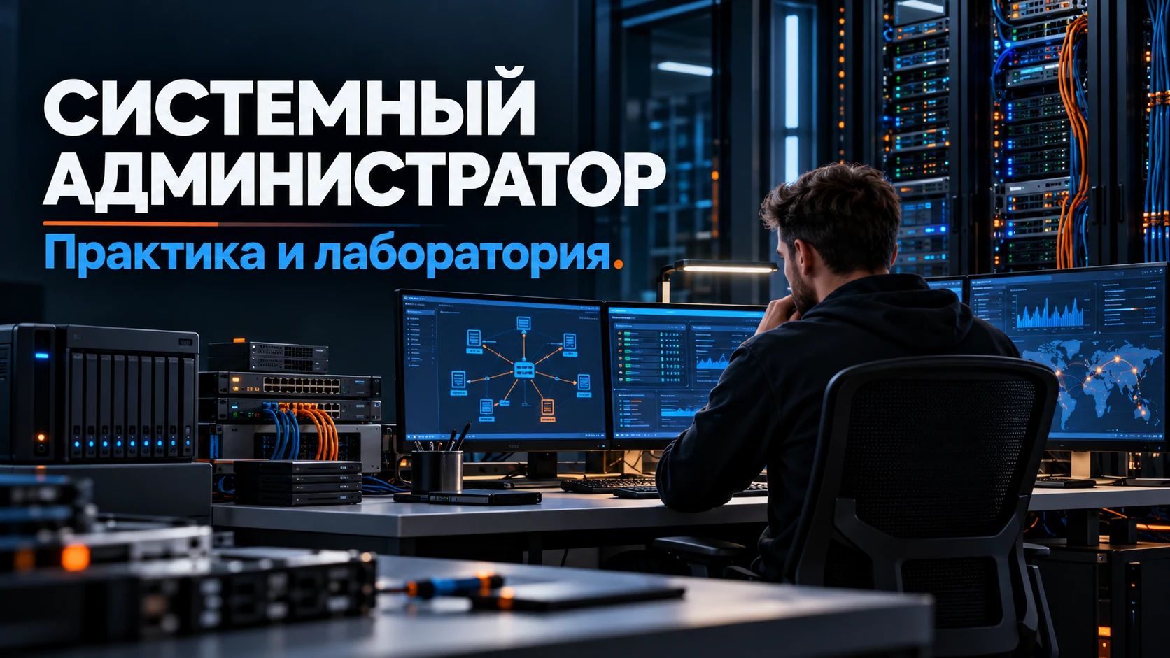 Как стать системным администратором: практический маршрут и лабораторные задания — техническая иллюстрация